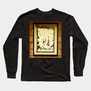 Scratched movie posters of old movie theater in Italy Long Sleeve T-Shirt